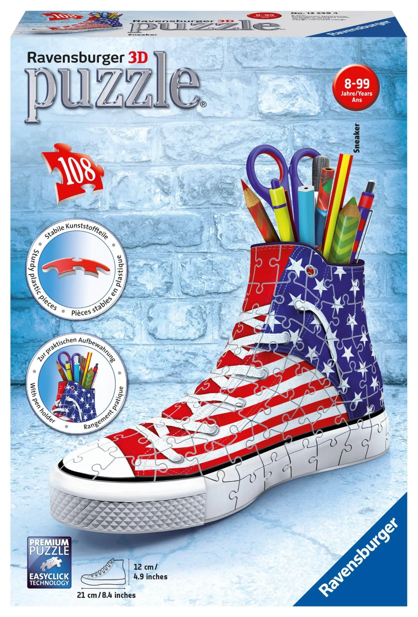 Cover: 4005556125494 | Sneaker American Style. 3D Puzzle 108 Teile | Spiel | 3D Puzzles