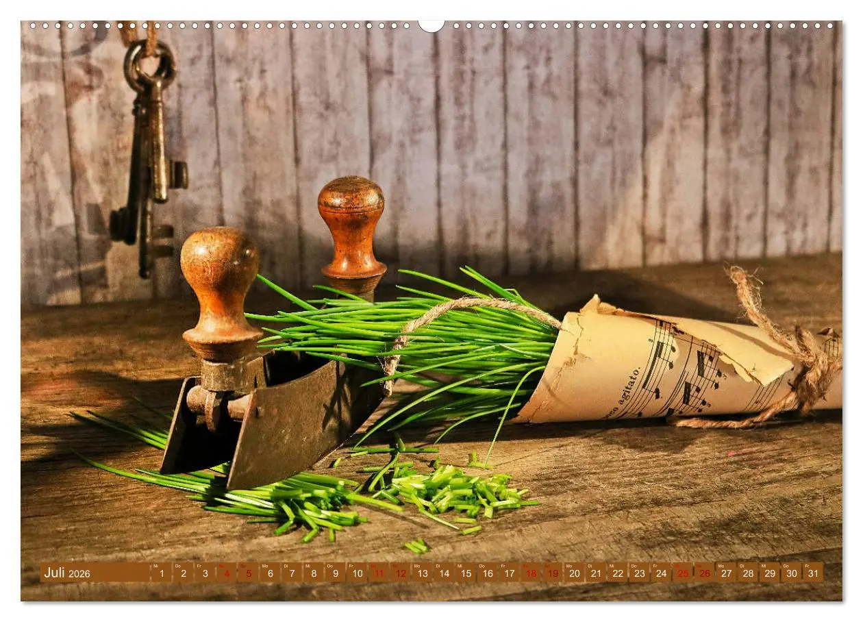 Bild: 9783457695494 | Küchenkräuter Nostalgie (hochwertiger Premium Wandkalender 2026 DIN...