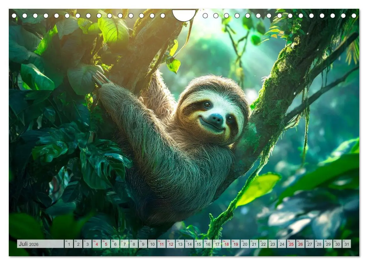 Bild: 9783516235494 | Wildes Leben im Regenwald (Wandkalender 2026 DIN A4 quer), CALVENDO...