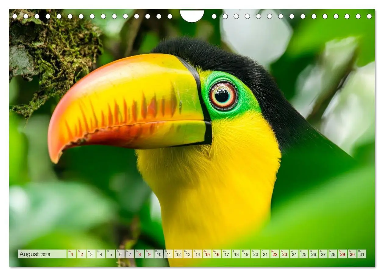 Bild: 9783516235494 | Wildes Leben im Regenwald (Wandkalender 2026 DIN A4 quer), CALVENDO...
