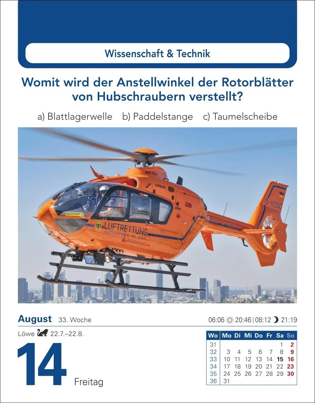 Bild: 9783840035494 | Allgemeinbildung Tagesabreißkalender 2026 - Das tägliche Wissens-Quiz