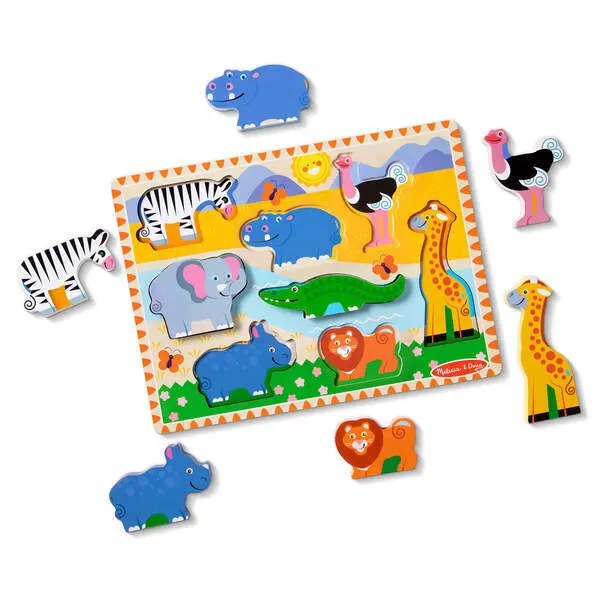Bild: 681147005594 | MPZ Safari Spieltiere Puzzle | Karton | 55940 | Deutsch | 2025