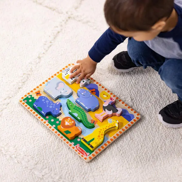 Bild: 681147005594 | MPZ Safari Spieltiere Puzzle | Karton | 55940 | Deutsch | 2025