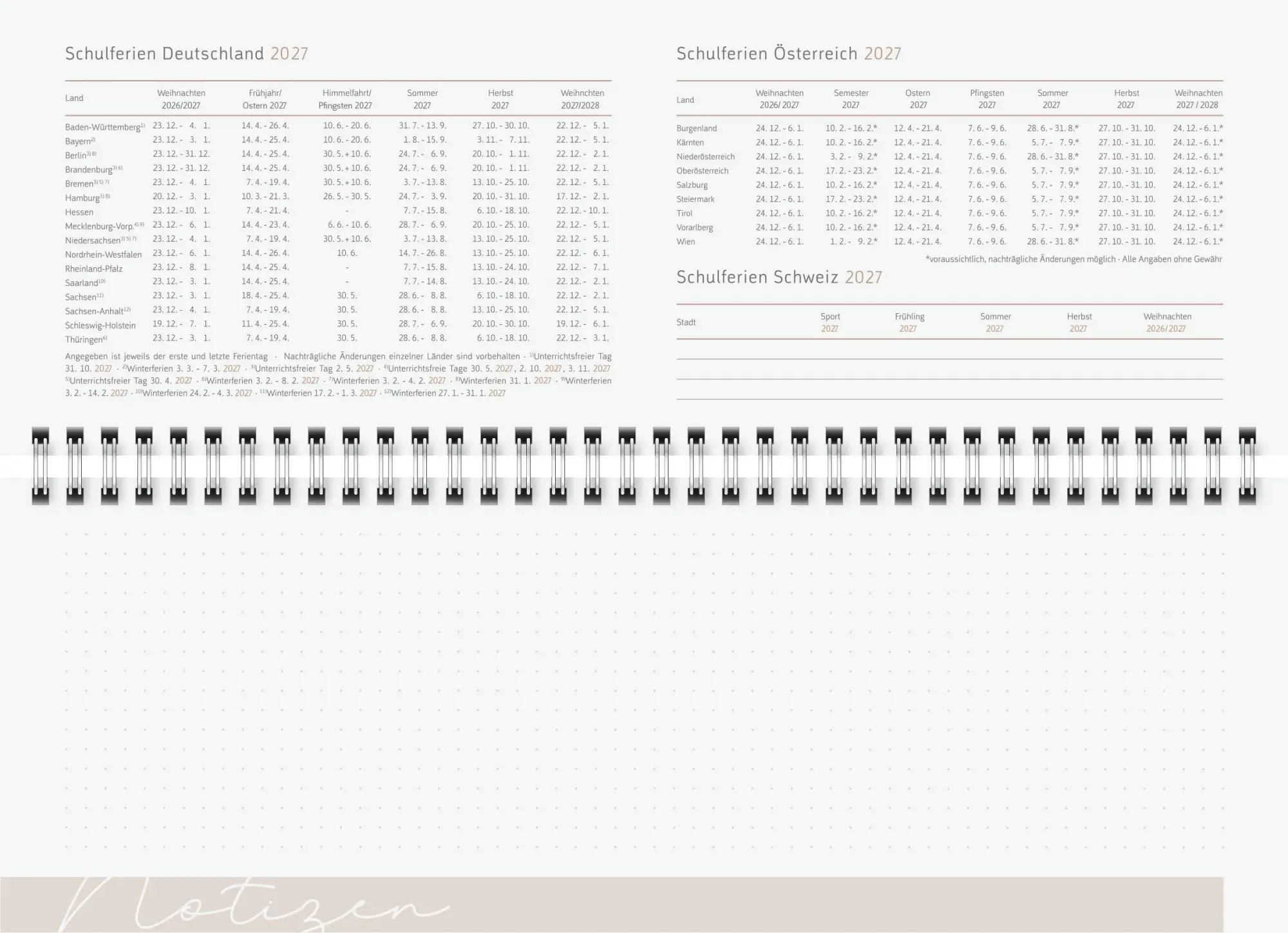 Bild: 4003273795594 | rido/idé 7036311017 Querterminbuch Premium Young Line 2027 "Moon"...