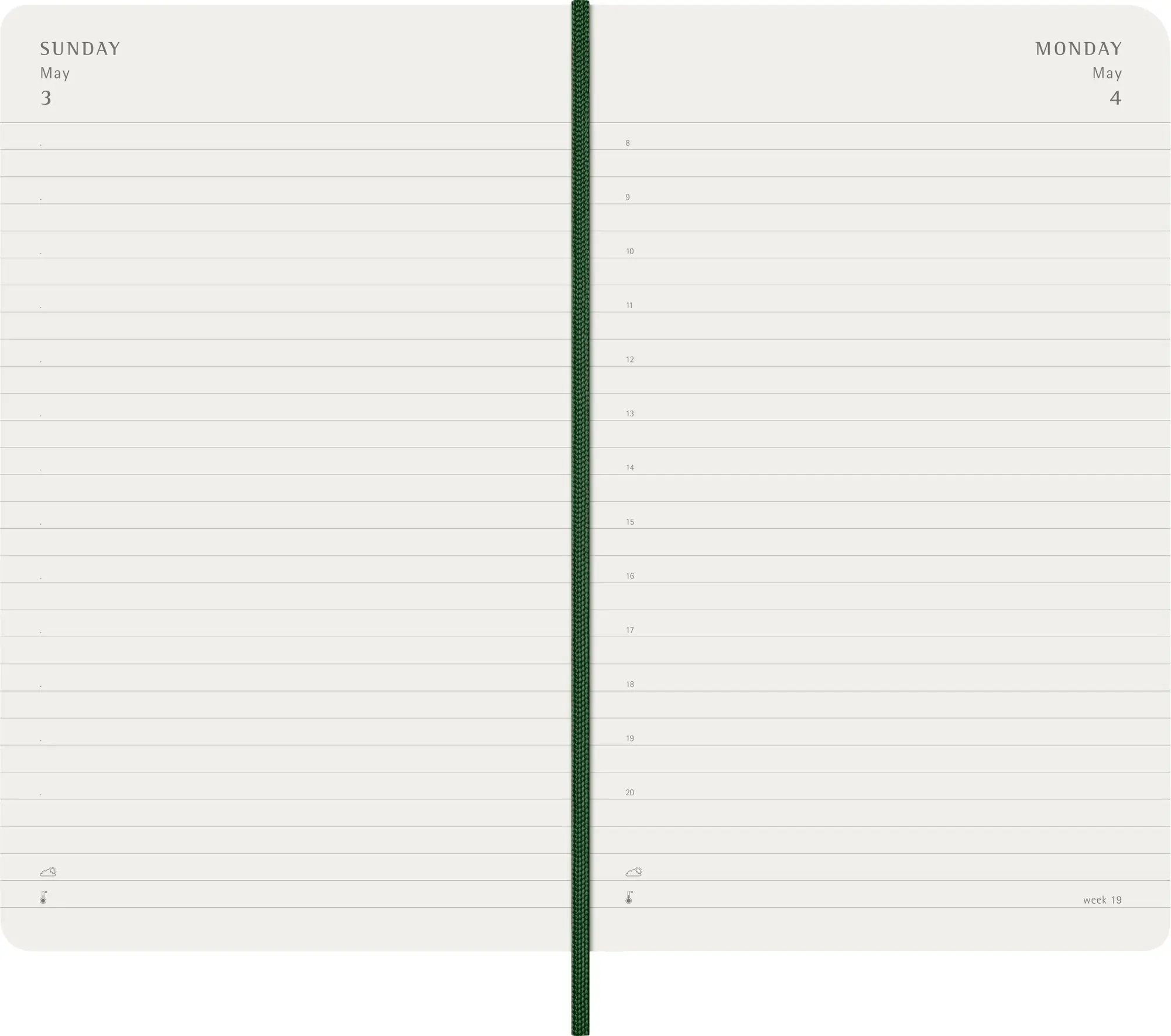 Bild: 8056999275594 | Moleskine 12 Monate Tageskalender 2026, Large/A5, 1 Tag = 1 Seite,...