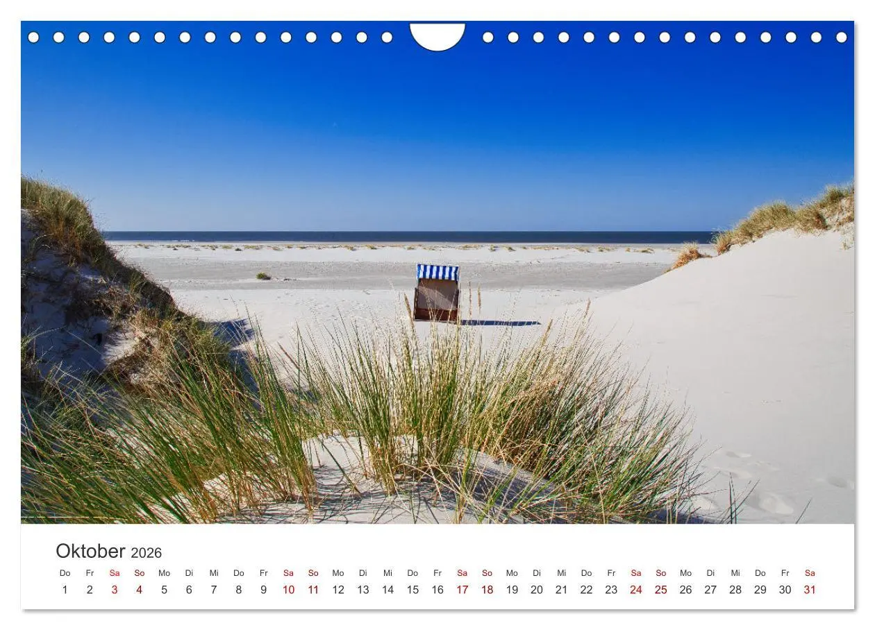 Bild: 9783457375594 | Amrum - Perle der Nordsee (Wandkalender 2026 DIN A4 quer), CALVENDO...