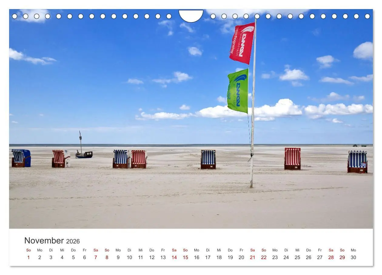 Bild: 9783457375594 | Amrum - Perle der Nordsee (Wandkalender 2026 DIN A4 quer), CALVENDO...