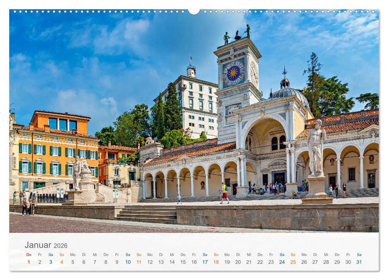 Bild: 9783457515594 | Udine - die Stadt der Engel (hochwertiger Premium Wandkalender 2026...
