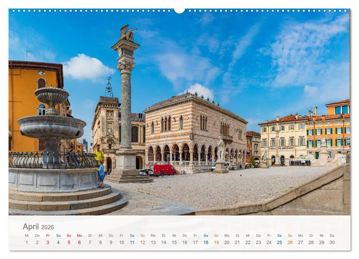 Bild: 9783457515594 | Udine - die Stadt der Engel (hochwertiger Premium Wandkalender 2026...
