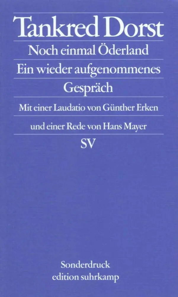 Noch einmal Öderland