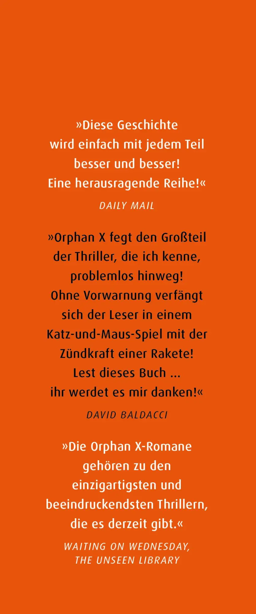 Bild: 9783989555594 | Der letzte Orphan. Ein Orphan X Thriller von Gregg Hurwitz | Hurwitz