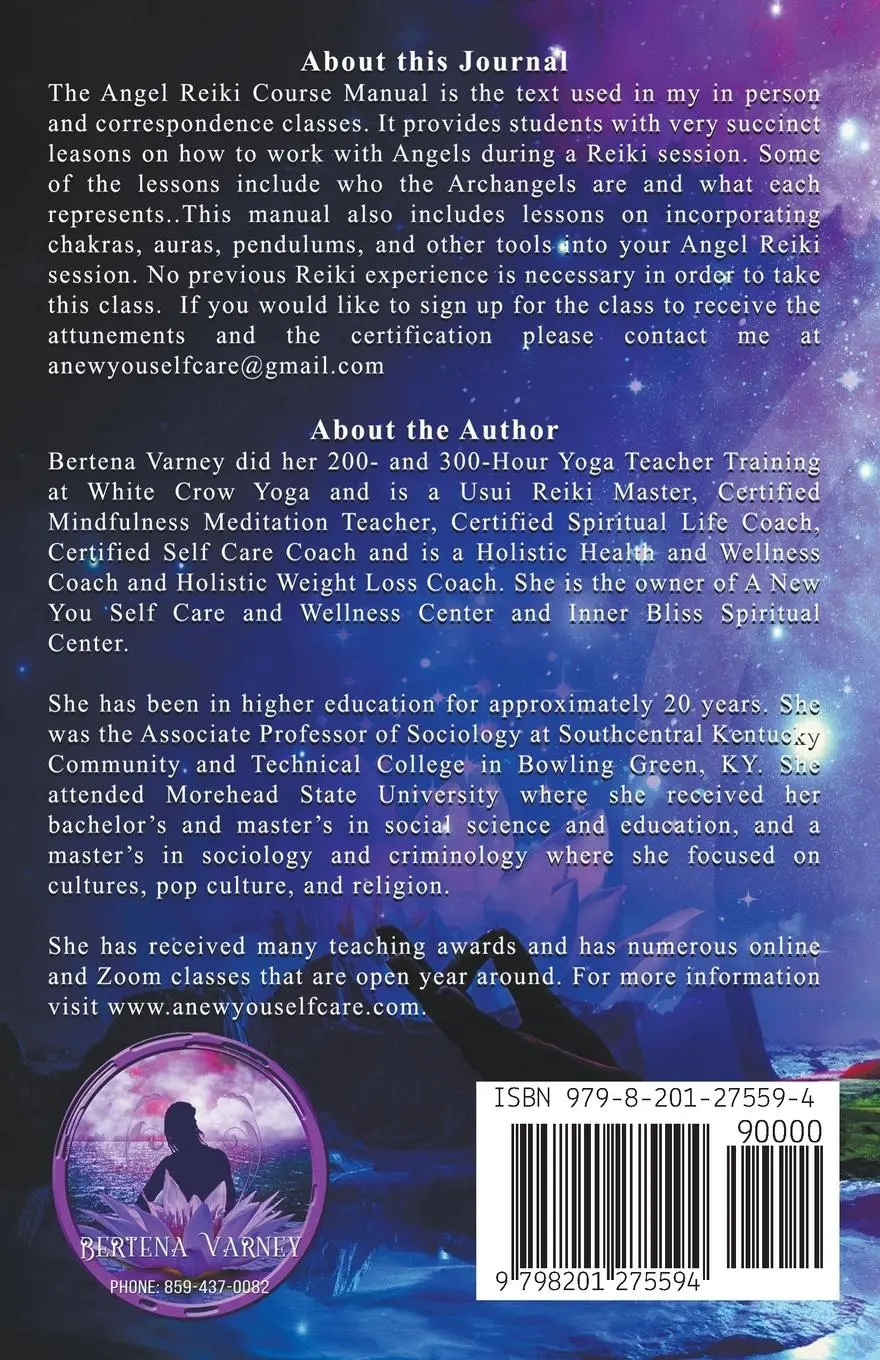Rückseite: 9798201275594 | Angel Reiki Course Manual | Bertena Varney | Taschenbuch | Englisch
