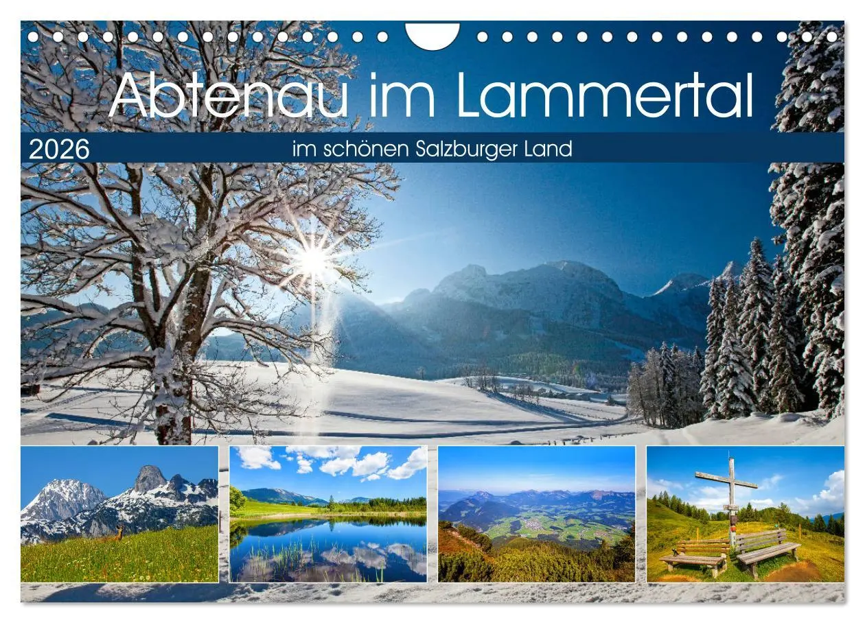 Cover: 9783457745694 | Abtenau im Lammertal (Wandkalender 2026 DIN A4 quer), CALVENDO...