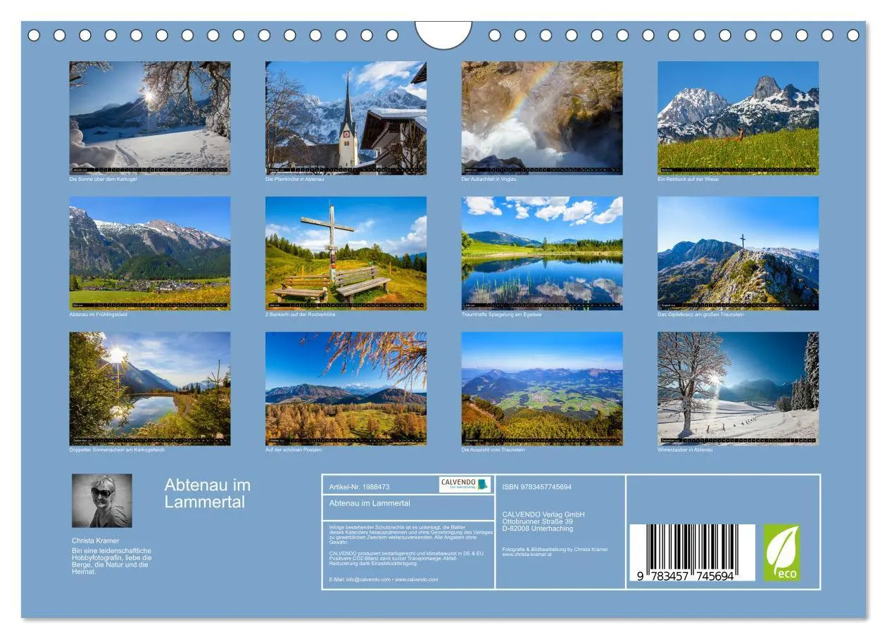 Bild: 9783457745694 | Abtenau im Lammertal (Wandkalender 2026 DIN A4 quer), CALVENDO...