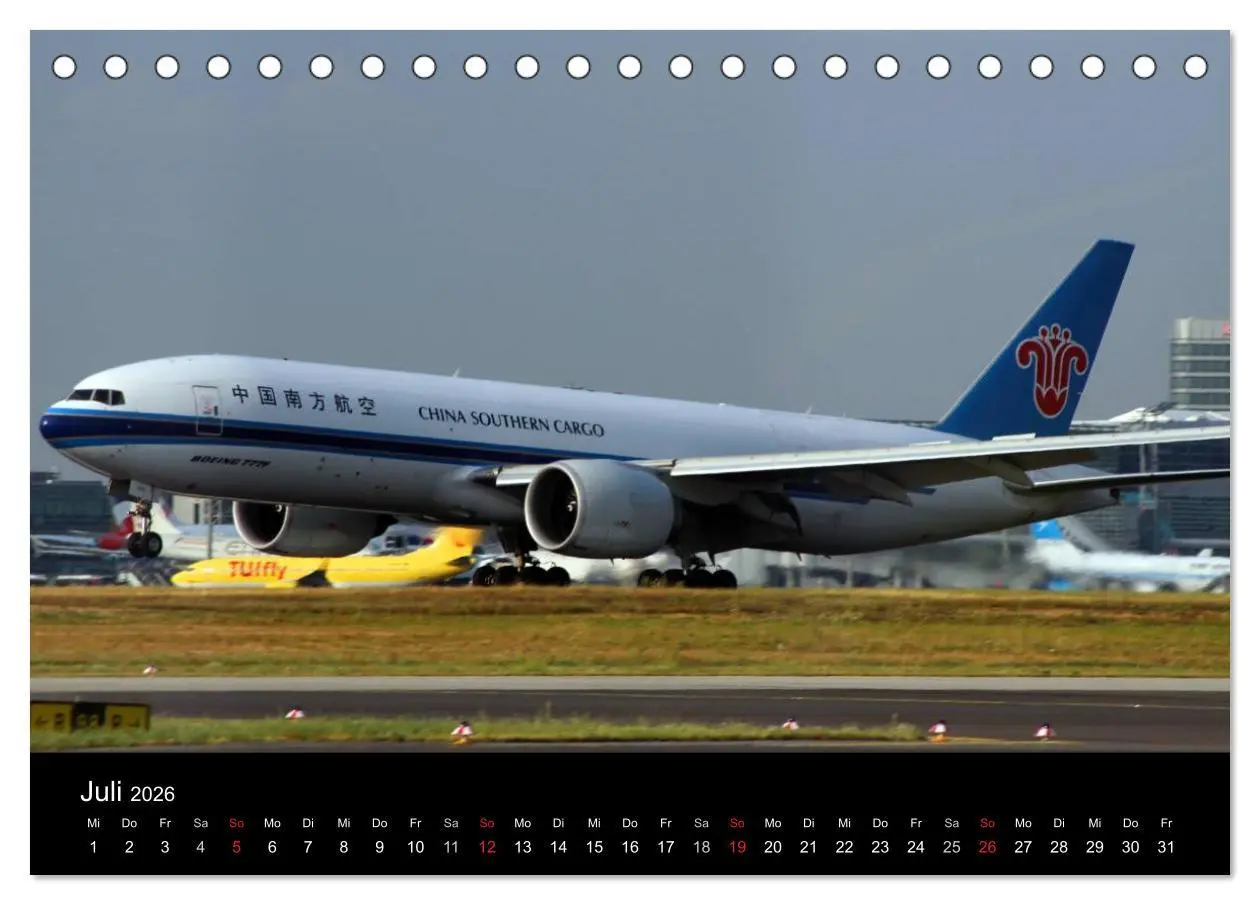 Bild: 9783516075694 | Internationale Frachtflugzeuge (Tischkalender 2026 DIN A5 quer),...