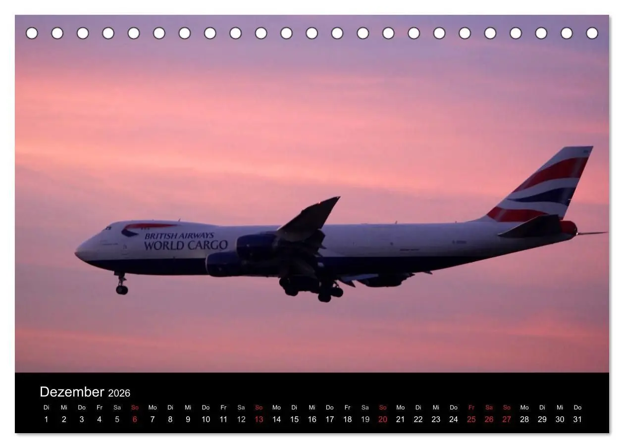 Bild: 9783516075694 | Internationale Frachtflugzeuge (Tischkalender 2026 DIN A5 quer),...