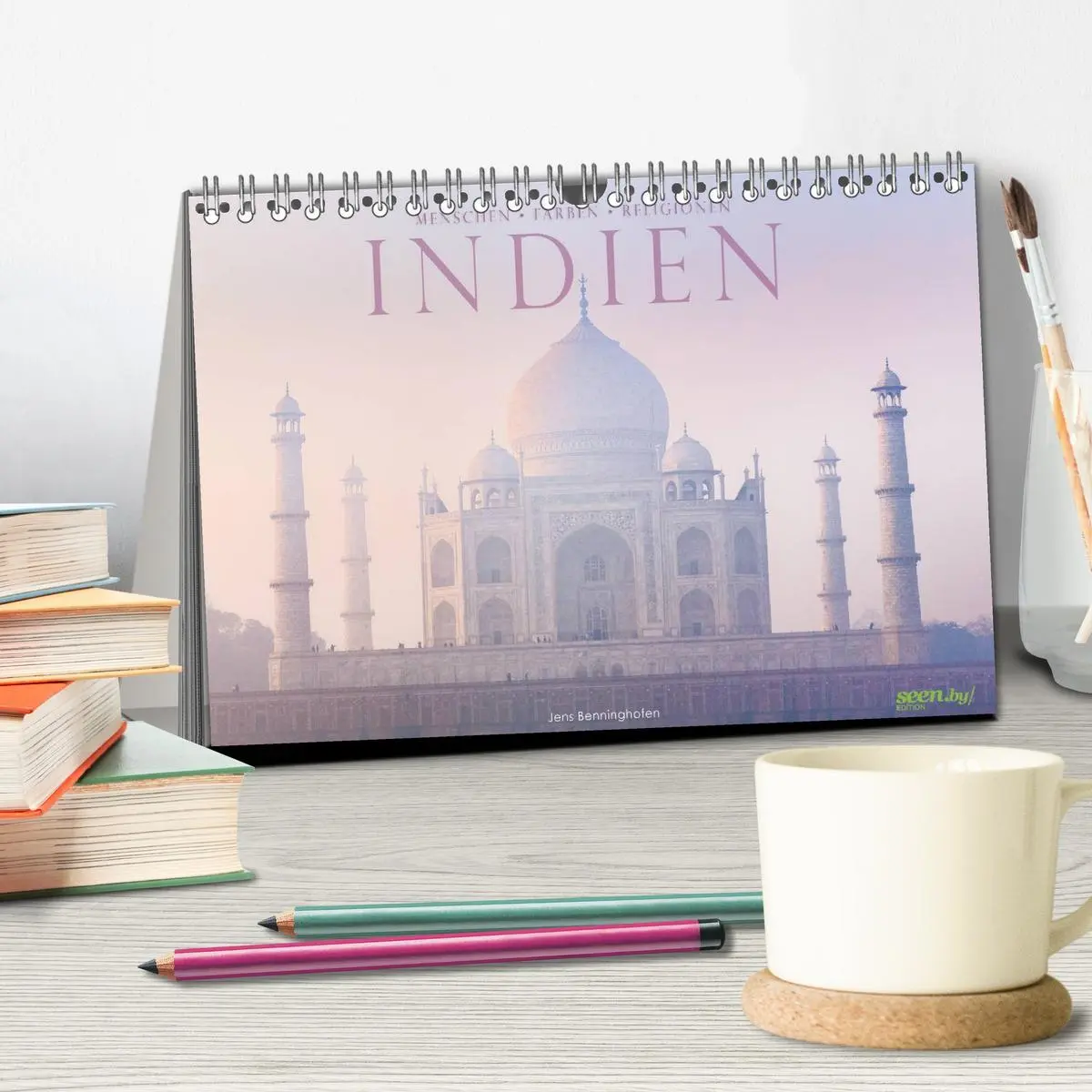 Bild: 9783516215694 | Indien: Menschen ¿ Farben ¿ Religionen (Tischkalender 2026 DIN A5...