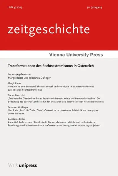 Autor: 9783847115694 | Transformationen des Rechtsextremismus in Österreich | Reiter (u. a.)