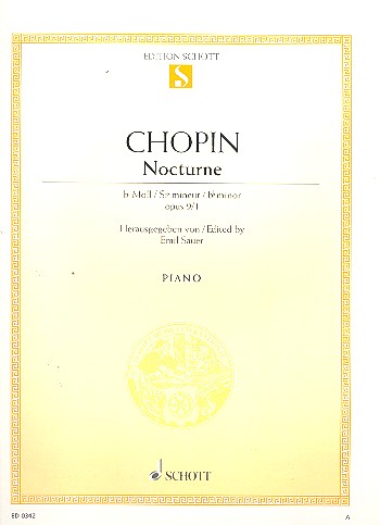 Cover: 9790001085694 | Nocturne b-Moll | op. 9/1. Klavier., Edition Schott Einzelausgabe