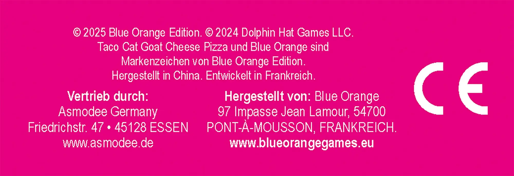 Bild: 4015566605794 | Taco Katze Ziege Käse Pizza Waterproof | Dave Campbell | Spiel | 2025