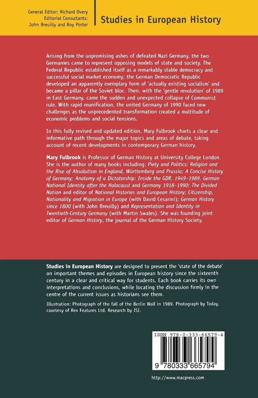 Rückseite: 9780333665794 | Interpretations of the Two Germanies, 1945-1990 | Mary Fulbrook | Buch