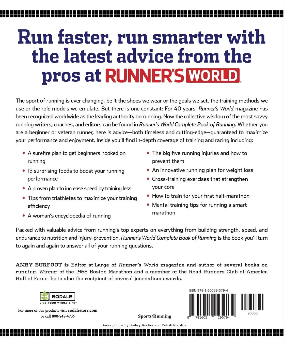 Rückseite: 9781605295794 | Runner's World Complete Book of Running | Maga | Taschenbuch | 2009