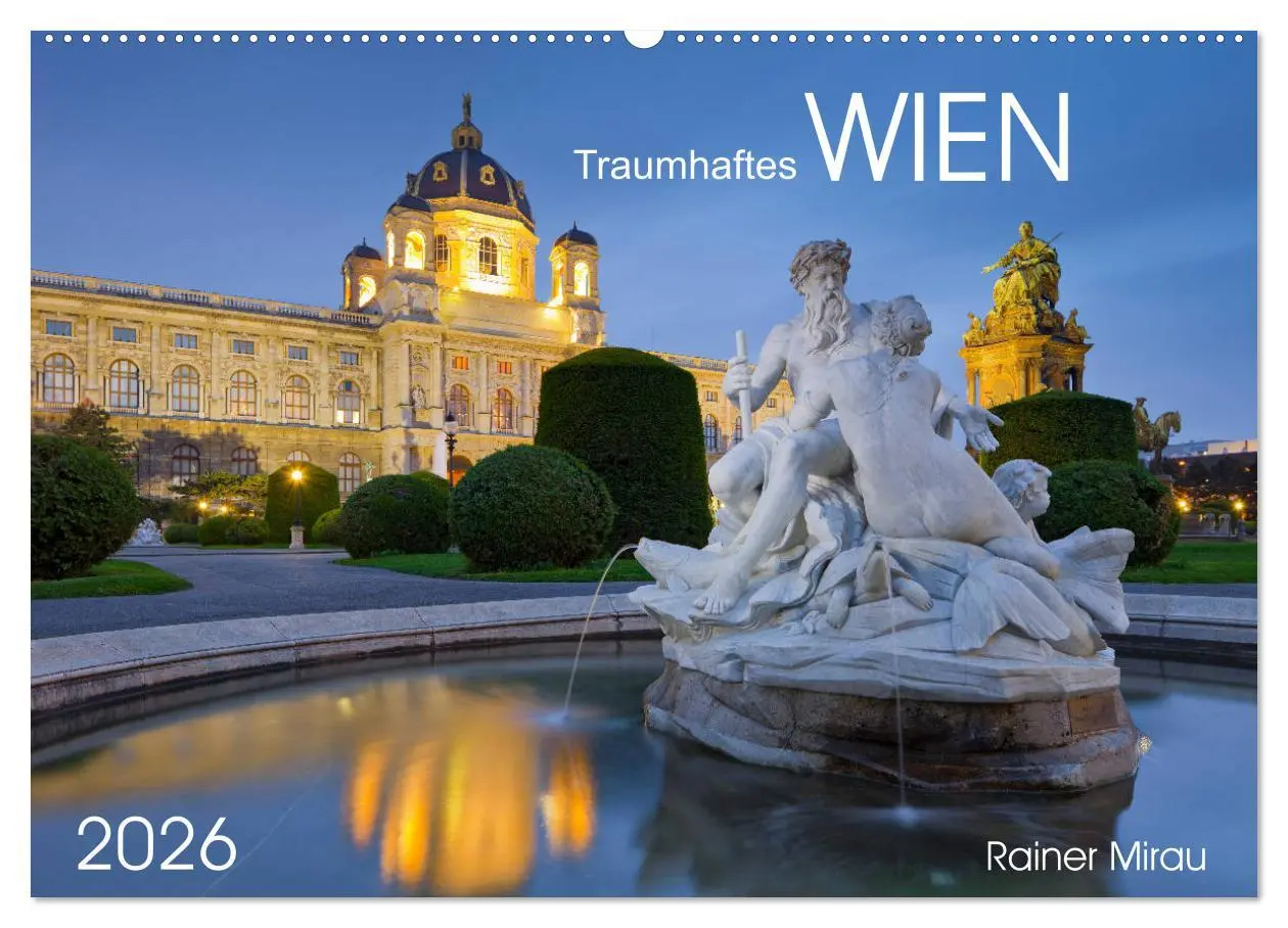 Cover: 9783457805794 | Traumhaftes Wien 2026 (Wandkalender 2026 DIN A2 quer), CALVENDO...