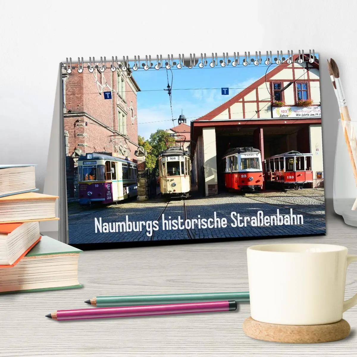 Bild: 9783457975794 | Naumburgs historische Straßenbahn (Tischkalender 2026 DIN A5 quer),...