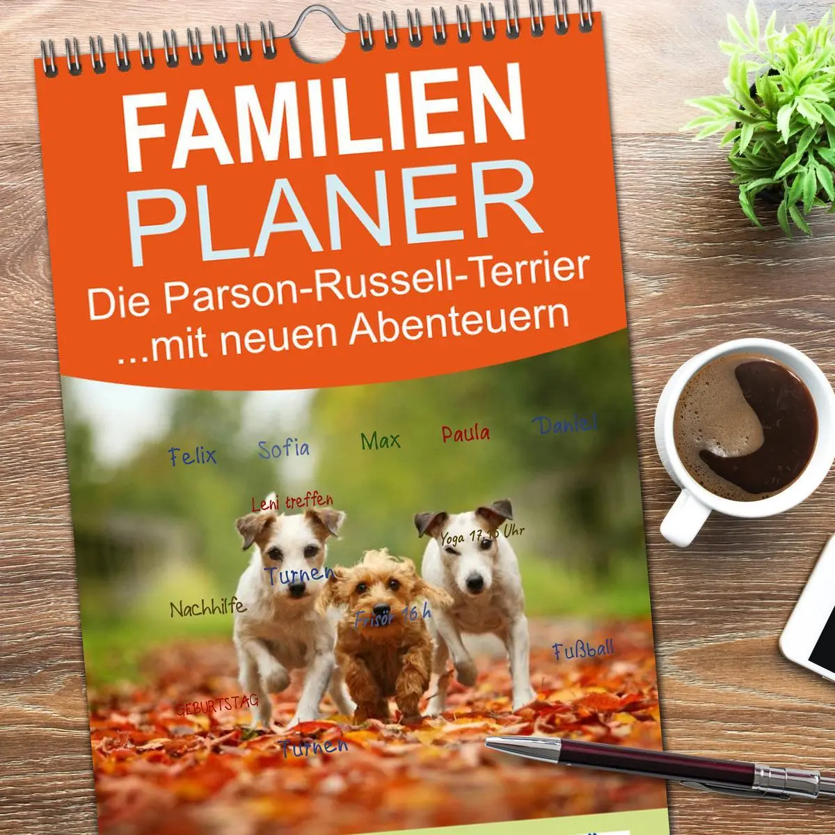 Bild: 9783516515794 | Familienplaner 2026 - Die Parson-Russell-Terrier ...mit neuen...