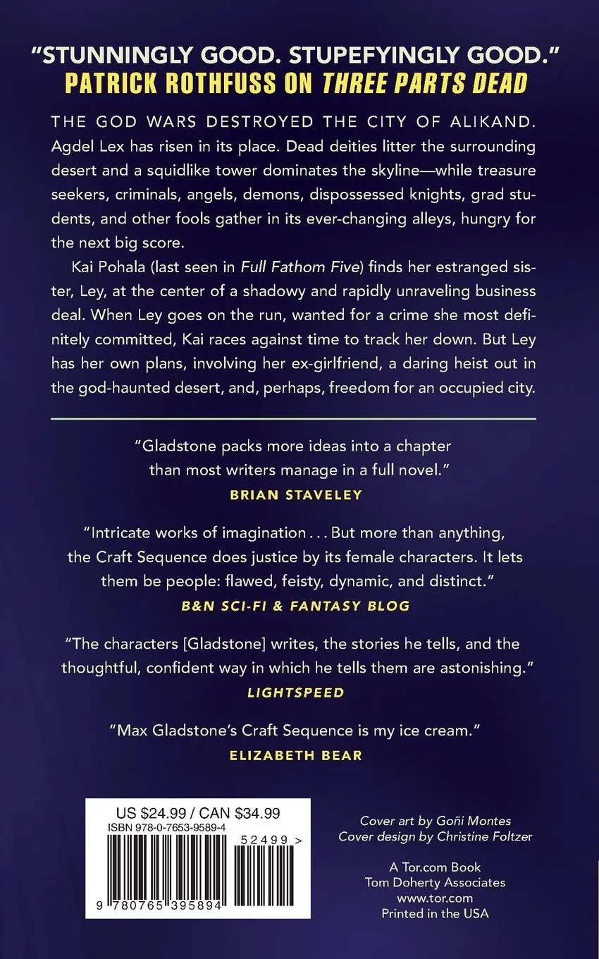 Rückseite: 9780765395894 | Ruin of Angels | A Novel of the Craft Sequence | Max Gladstone | Buch