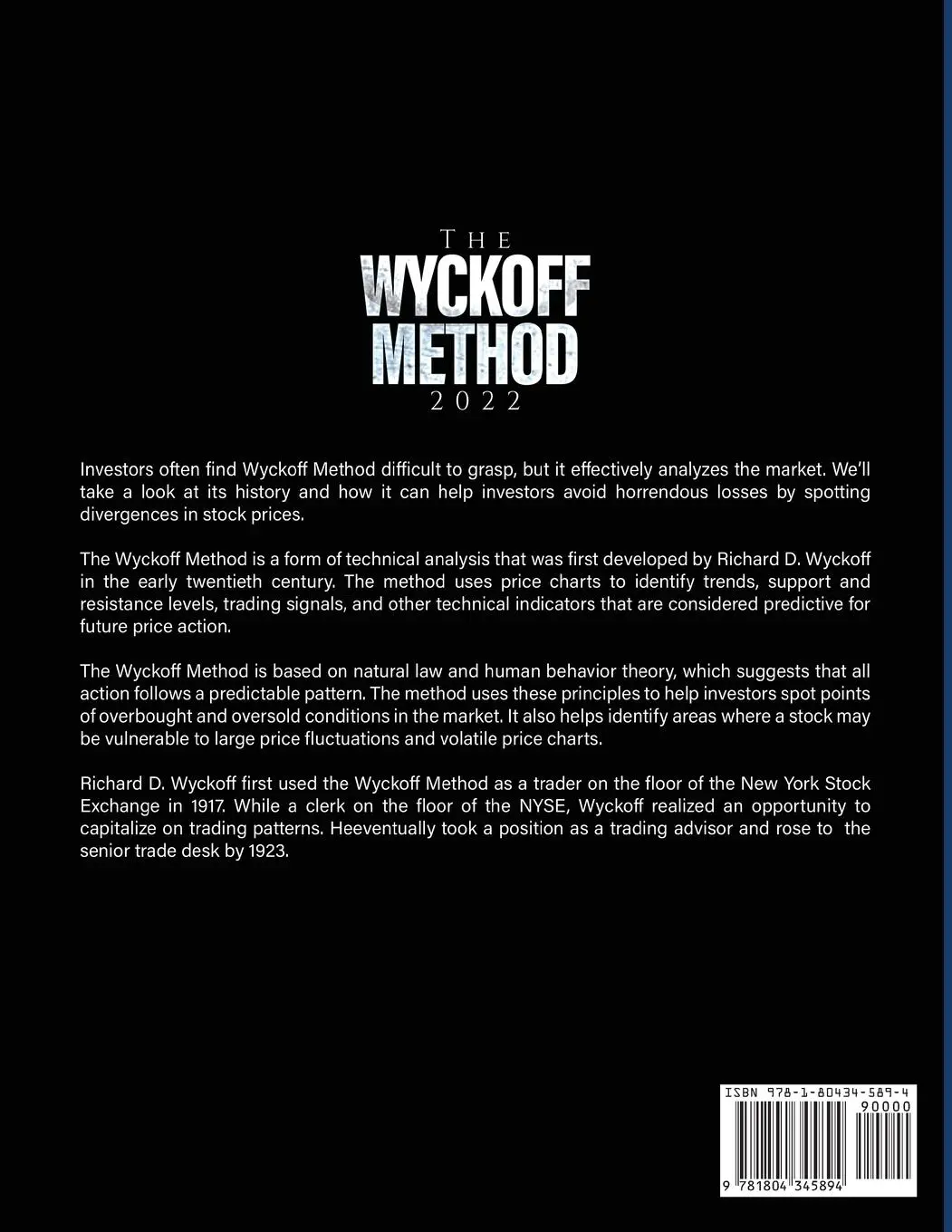 Rückseite: 9781804345894 | THE WYCKOFF METHOD 2022 | Status | Taschenbuch | Englisch | 2022