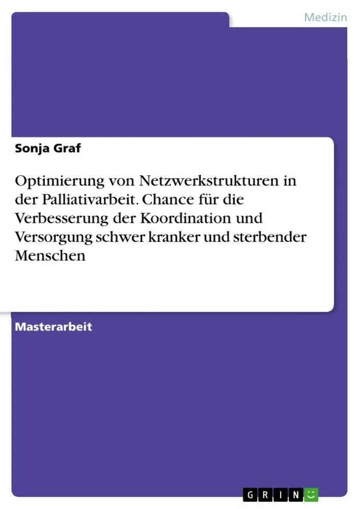 Cover: 9783346395894 | Optimierung von Netzwerkstrukturen in der Palliativarbeit. Chance...