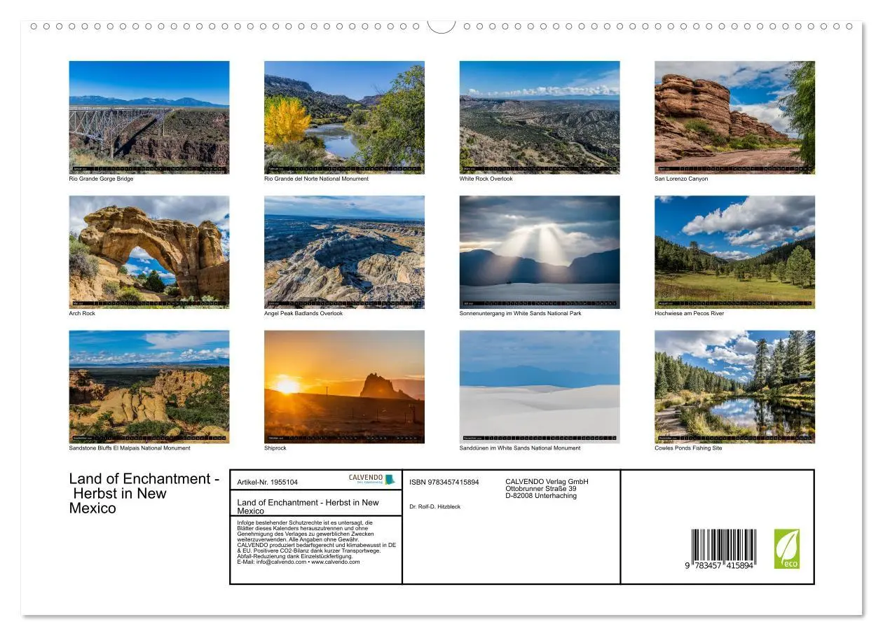 Bild: 9783457415894 | Land of Enchantment - Herbst in New Mexico (hochwertiger Premium...