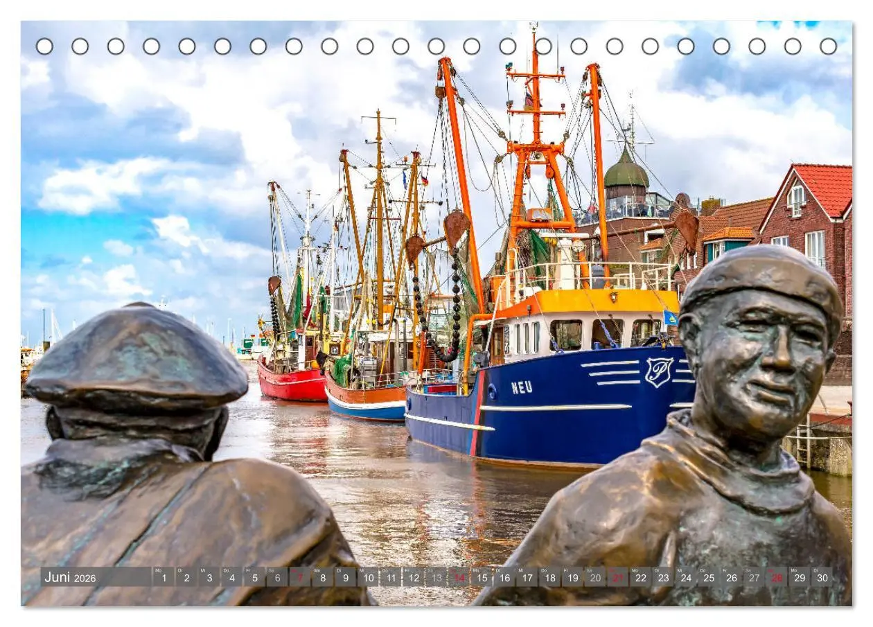 Bild: 9783457655894 | NORDSEE-VERLIEBT (Tischkalender 2026 DIN A5 quer), CALVENDO...