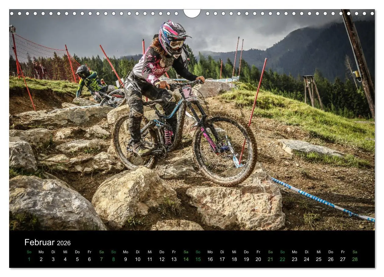 Bild: 9783457895894 | Downhill Racing 2026 (Wandkalender 2026 DIN A3 quer), CALVENDO...