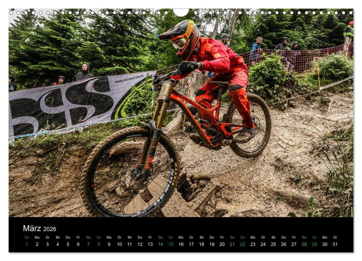 Bild: 9783457895894 | Downhill Racing 2026 (Wandkalender 2026 DIN A3 quer), CALVENDO...