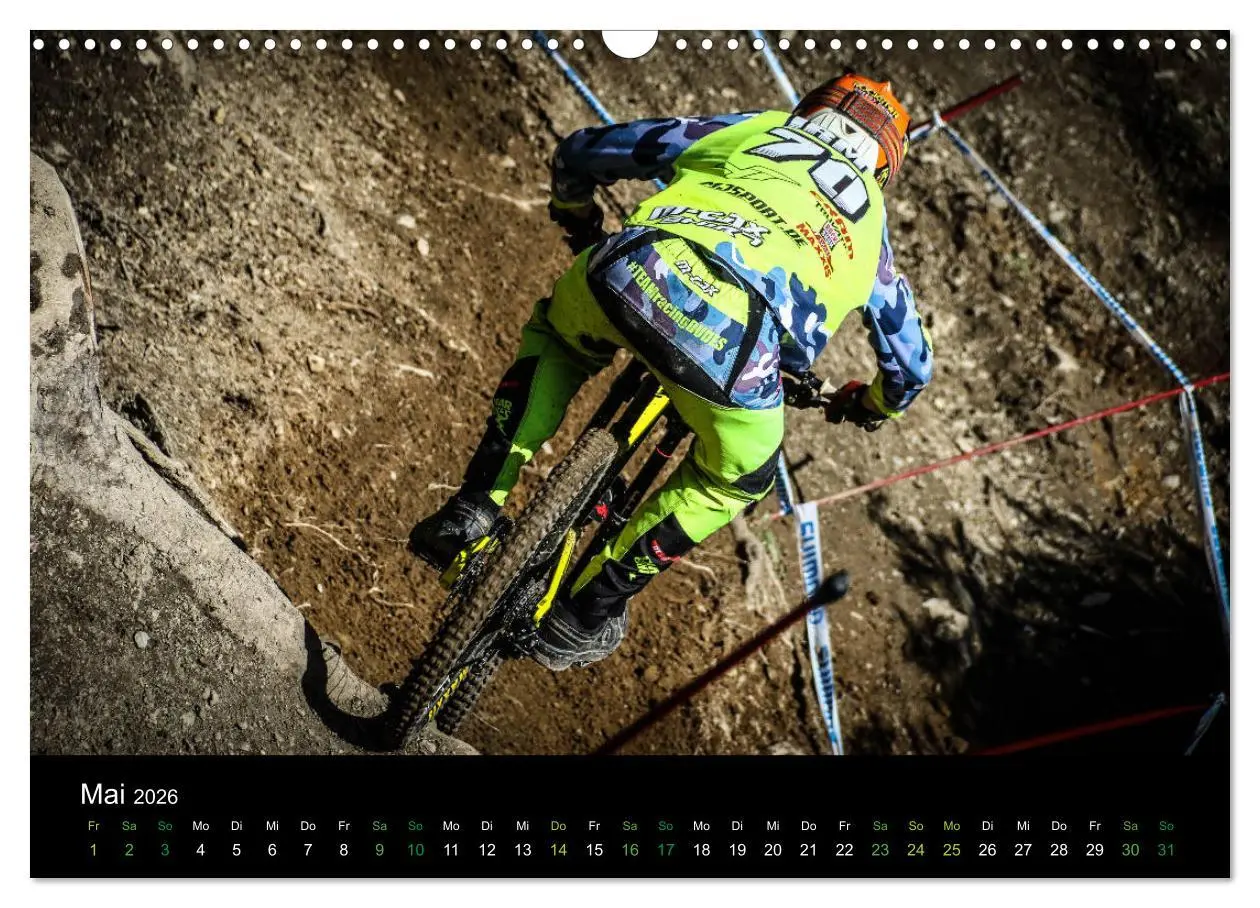 Bild: 9783457895894 | Downhill Racing 2026 (Wandkalender 2026 DIN A3 quer), CALVENDO...