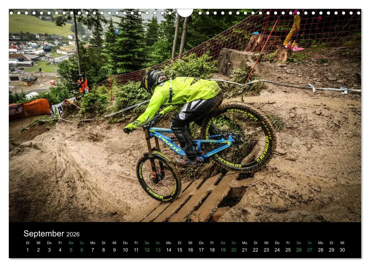 Bild: 9783457895894 | Downhill Racing 2026 (Wandkalender 2026 DIN A3 quer), CALVENDO...