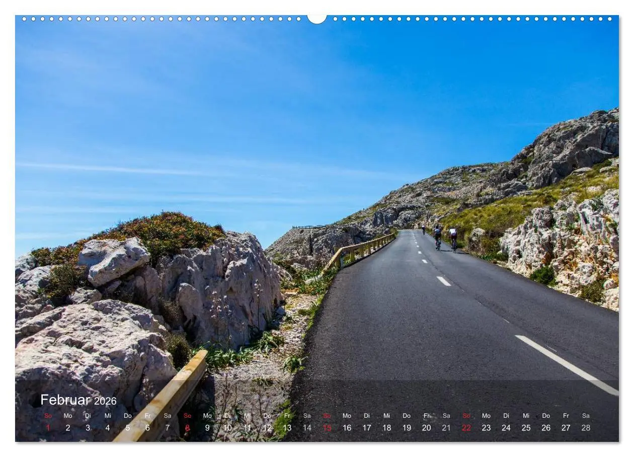 Bild: 9783516055894 | Mit dem Rennrad auf Mallorca (hochwertiger Premium Wandkalender...