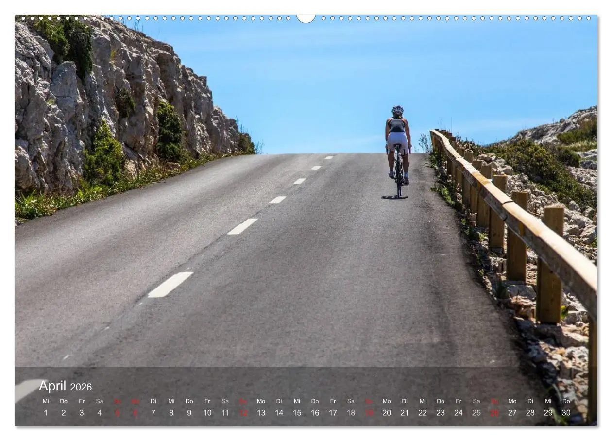 Bild: 9783516055894 | Mit dem Rennrad auf Mallorca (hochwertiger Premium Wandkalender...