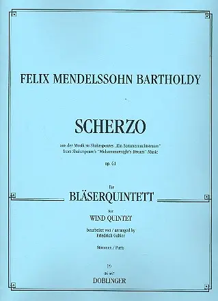 Scherzo op 61 1 (Sommernachtstraum)