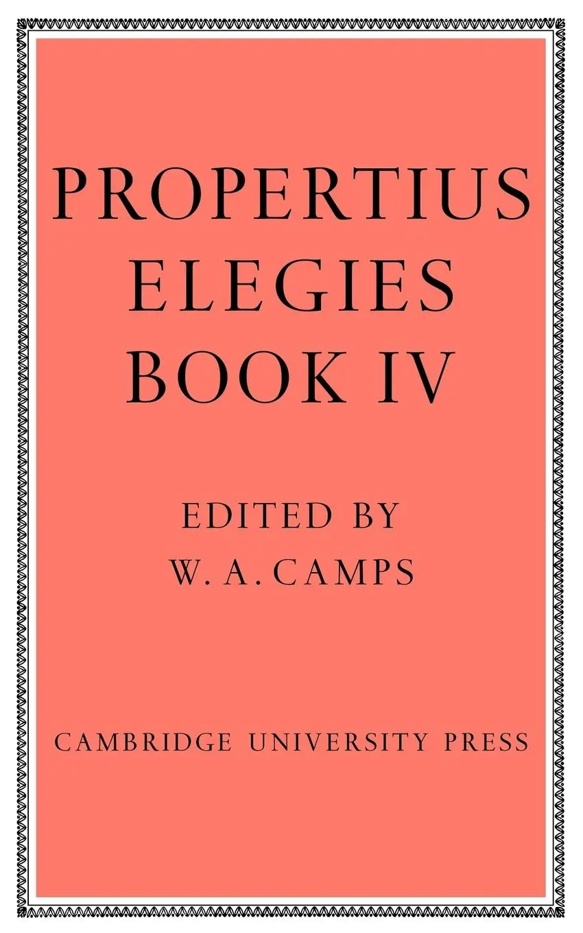 Cover: 9780521125994 | Propertius | Elegies Book 4 | Propertius (u. a.) | Taschenbuch | 2008