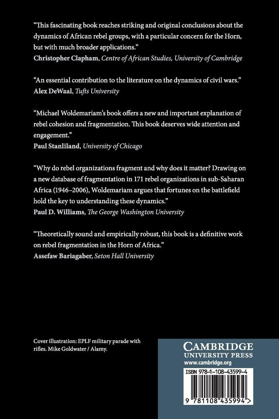 Rückseite: 9781108435994 | Insurgent Fragmentation in the Horn of Africa | Michael Woldemariam