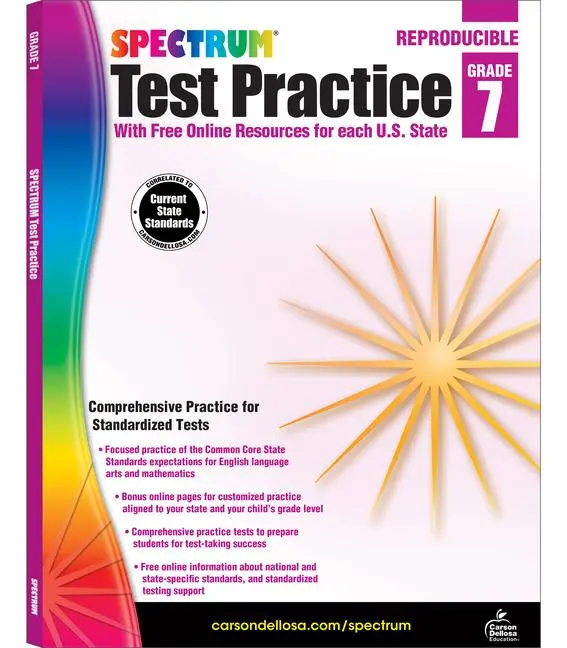 Cover: 9781620575994 | Spectrum Test Practice, Grade 7 | Volume 67 | Spectrum (u. a.) | Buch