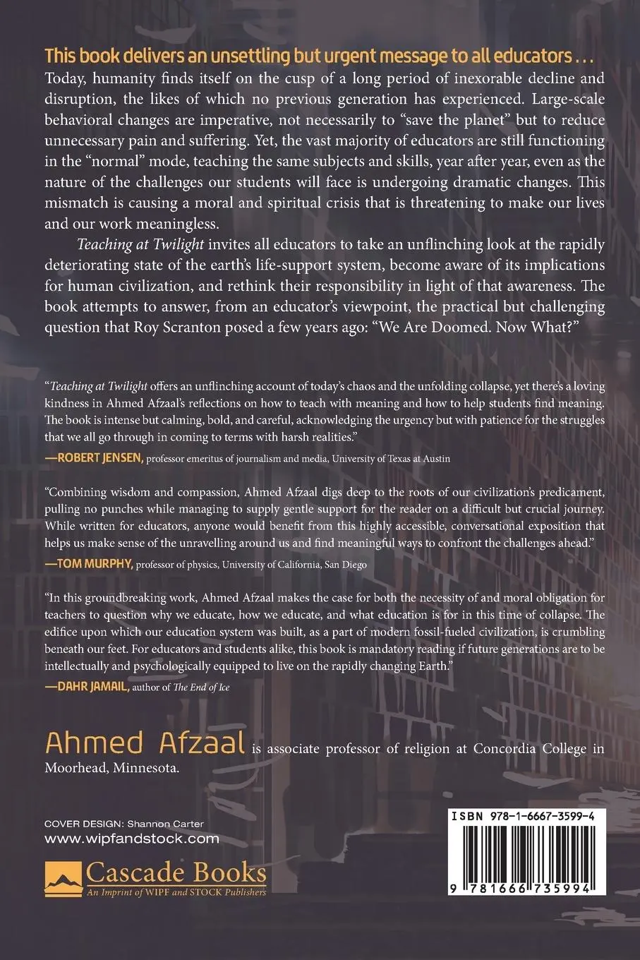Rückseite: 9781666735994 | Teaching at Twilight | Ahmed Afzaal | Taschenbuch | Englisch | 2023