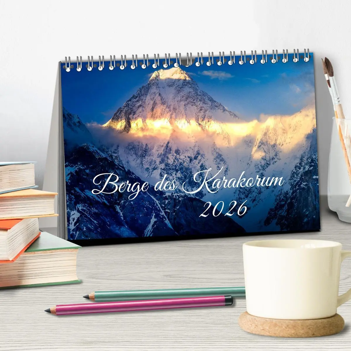 Bild: 9783457575994 | Berge des Karakorum (Tischkalender 2026 DIN A5 quer), CALVENDO...