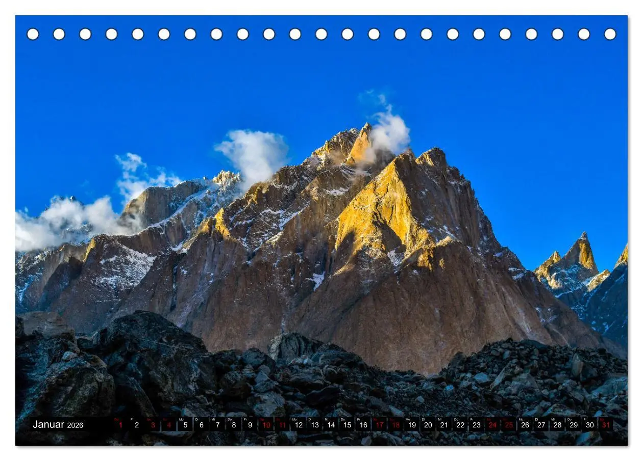 Bild: 9783457575994 | Berge des Karakorum (Tischkalender 2026 DIN A5 quer), CALVENDO...