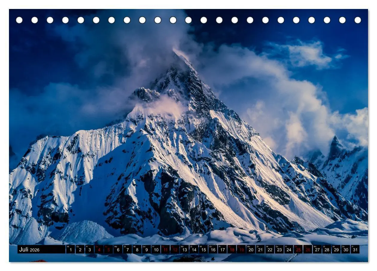 Bild: 9783457575994 | Berge des Karakorum (Tischkalender 2026 DIN A5 quer), CALVENDO...