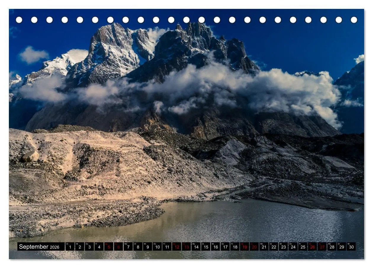Bild: 9783457575994 | Berge des Karakorum (Tischkalender 2026 DIN A5 quer), CALVENDO...