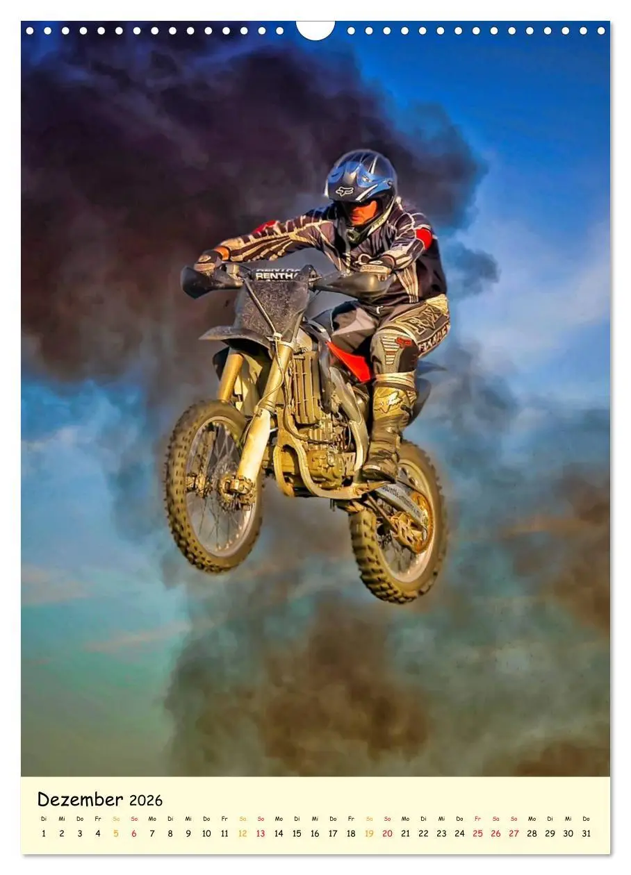 Bild: 9783516425994 | Motocross - einfach cool (Wandkalender 2026 DIN A3 hoch), CALVENDO...